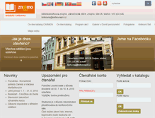Tablet Screenshot of knihovnazn.cz